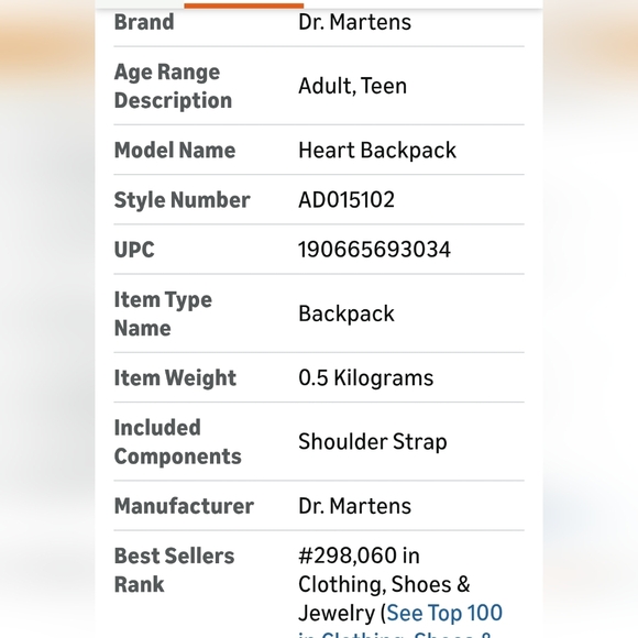 Dr Martens Transparent Heart-Shaped Backpack Crossbody Bag - Picture 10 of 16